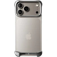 Arc Pulse Aluminium ochranný hliníkový rám iPhone 17 Pro Max stříbrný - Pouzdra