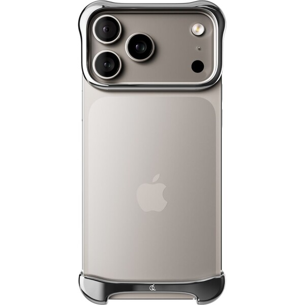 Arc Pulse hliníkový ochranný rám iPhone 17 Pro Max stříbrný