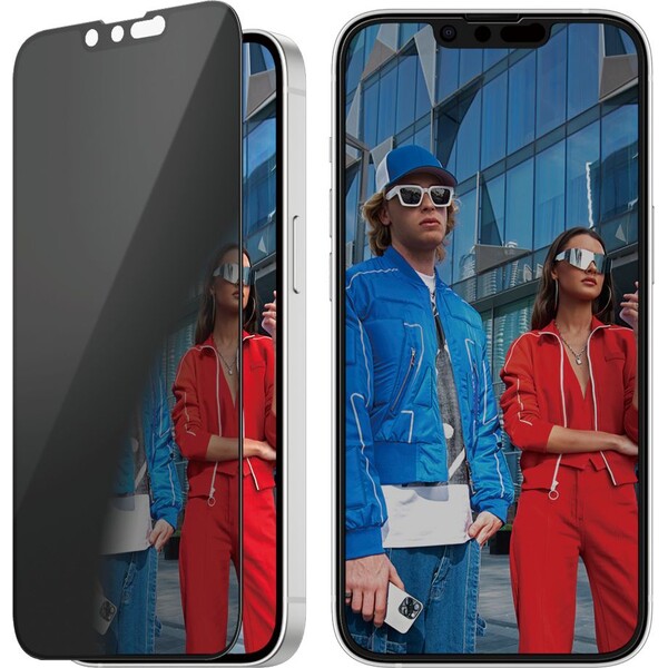 PanzerGlass® Privacy Apple iPhone 16e/14/13/13 Pro s instalačním rámečkem