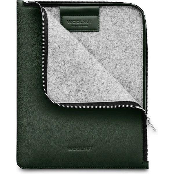 Woolnut Leather Folio kožené pouzdro iPad Pro 11"/iPad Air 11" tmavě zelené - Pouzdra - Obrázek 69LR100501