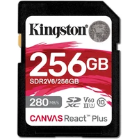Kingston SDXC 256GB Canvas React Plus V60 - Paměťové karty