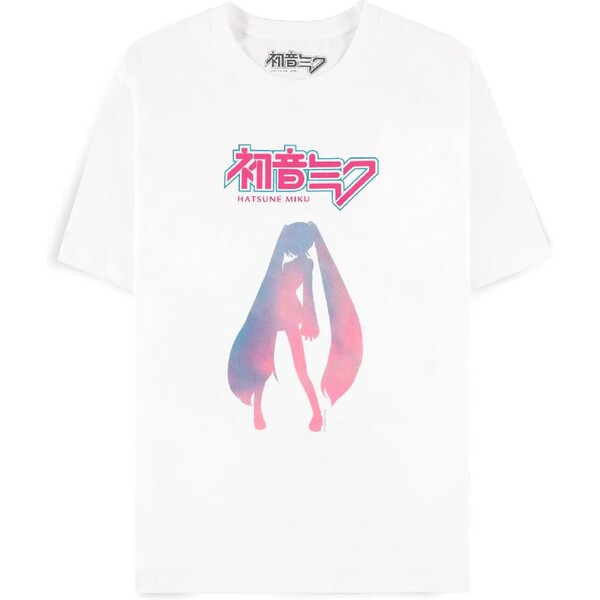 Tričko dámské Hatsune Miku - Silhoutte M Bílá