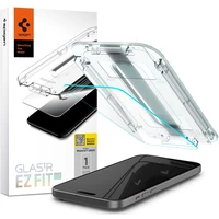 Spigen Glass tR EZ Fit HD tvrzené sklo iPhone 16 Plus/15 Plus čiré - Ochranné folie a skla