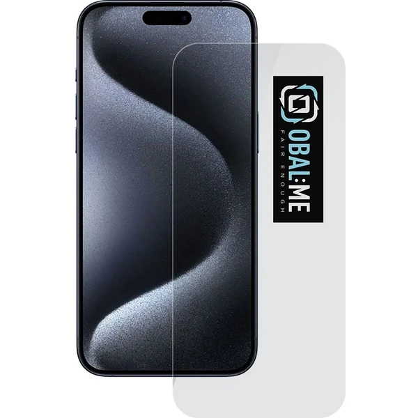 Obal:Me 2.5D Tvrzené sklo Apple iPhone 15 Pro čiré - Ochranné folie a skla - Hlavní obrázek