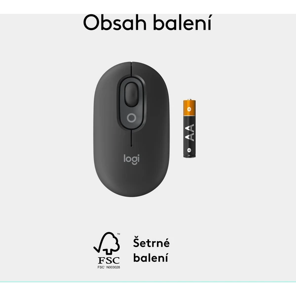 Logitech POP myš grafitová - Myši - Obrázek 69U8000O01