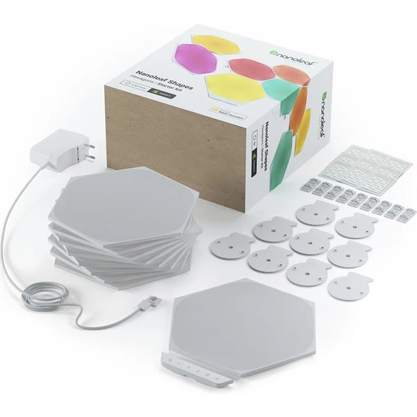 Nanoleaf Shapes Hexagons Smarter Kit chytré modulární osvětlení (9 Panels) - Chytrá osvětlení - Obrázek 69Z3600301