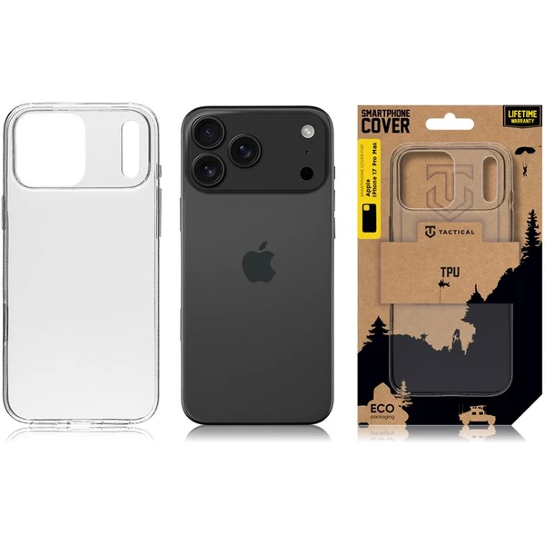 Tactical TPU kryt Apple iPhone 17 Pro Max čirý - Pouzdra - Obrázek 69a32ee5025f486da20c0138962076ac