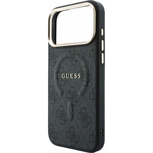 Guess PU Leather 4G Gold Frame Embossed MagSafe kryt iPhone 18 Pro Max černý - Pouzdra - Obrázek 69a723b3ae974035867932cc3b700a6f