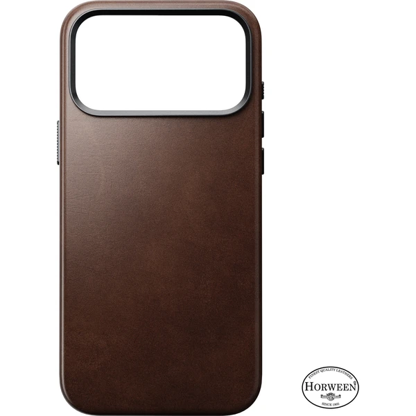 Nomad Traditional Leather (Horween) MagSafe kožený kryt iPhone 18 Pro Max Rustic Brown - Pouzdra - Obrázek 69ab8452e4c74165afe0a2aee1f36f61