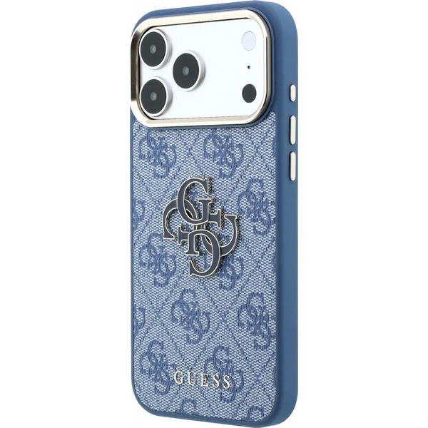 Guess PU 4G Resin Metal Logo kryt iPhone 18 Pro modrý - Pouzdra - Obrázek 69b0d5f999924f6c9b3b79c04f5d316f