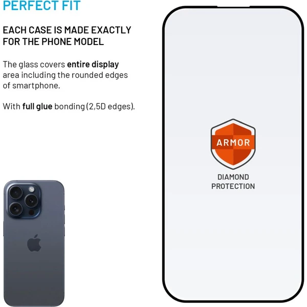 FIXED Armor 2,5D sklo s Anti-dust a AR vrstvou Samsung Galaxy S26 Ultra černé - Ochranné folie a skla - Obrázek 69e653b37f87426cb6c4b078aa189e38