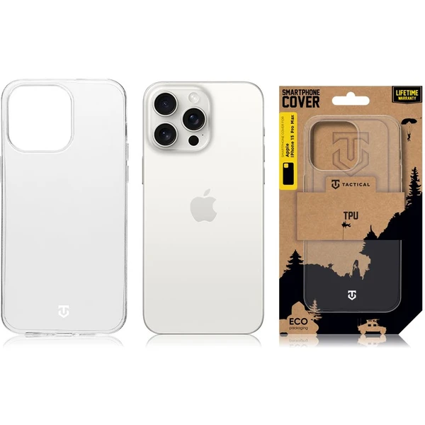 Tactical TPU kryt Apple iPhone 15 Pro Max čirý - Pouzdra - Obrázek 6AT5000701