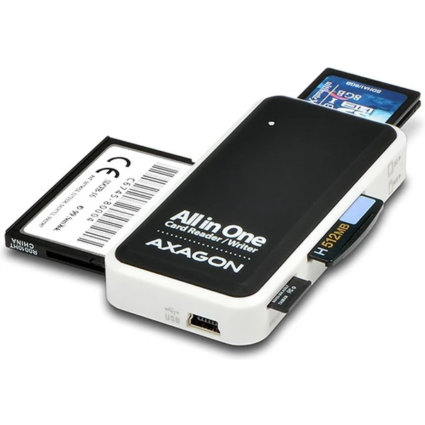 AXAGON CREX1 USB 2.0 externí MINI čtečka 5slot ALLINONE - Čtečky paměťových karet - Obrázek 6AZHF00101