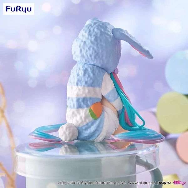 Figurka Furyu Hatsune Miku Noodle Stopper - Hatsune Miku Rabbit Ear Hood Pajama Blue Color Ver. 14 c - Figurky - Obrázek 6BKN000K01