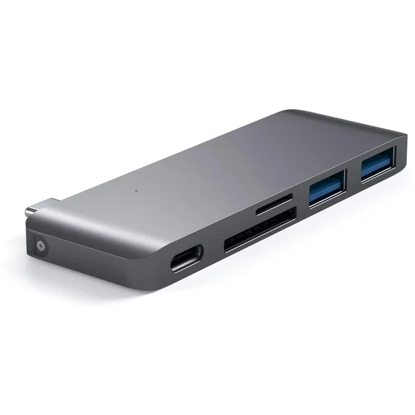 Satechi Passthrough USB hub MacBook 12" vesmírně šedý - USB huby - Obrázek 6CCE100301