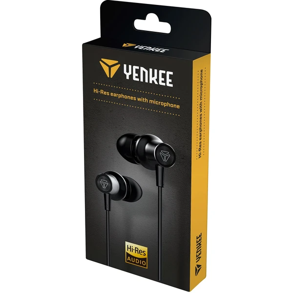 YENKEE YHP 405BK Sluchátka s mik. do uší  - Sluchátka - Obrázek 6D30700301
