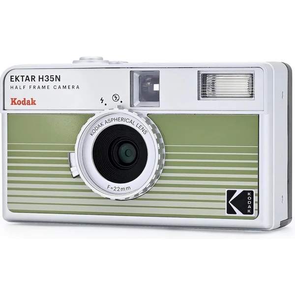 Kodak EKTAR H35N Striped Analogový fotoaparát zelený - Fotoaparáty - Obrázek 6EO0000L01