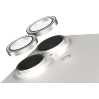 PanzerGlass® SAFE Camera Apple iPhone 16/16 Plus třpytivě stříbrné HoOps™ - Ochranné folie a skla