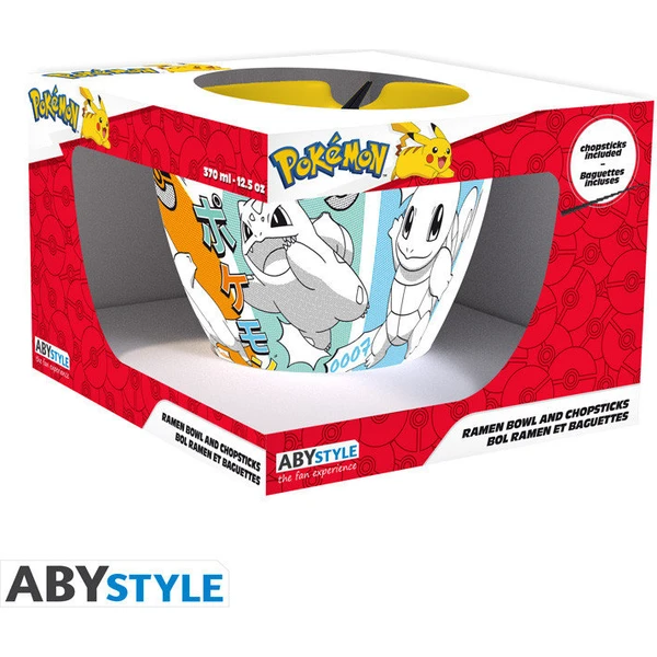 Set ramen misky a hůlek Abysse Corp Pokémon - Starters Manga - Misky - Obrázek 6FQO000K01