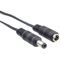 PremiumCord 5,5mm/2,1mm prodlužovací napájecí kabel 3m černý - Kabely a redukce