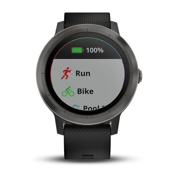 Garmin vívoActive3 Optic chytré hodinky PVD šedé/černý pásek - Chytré hodinky - Obrázek 6GRN000101