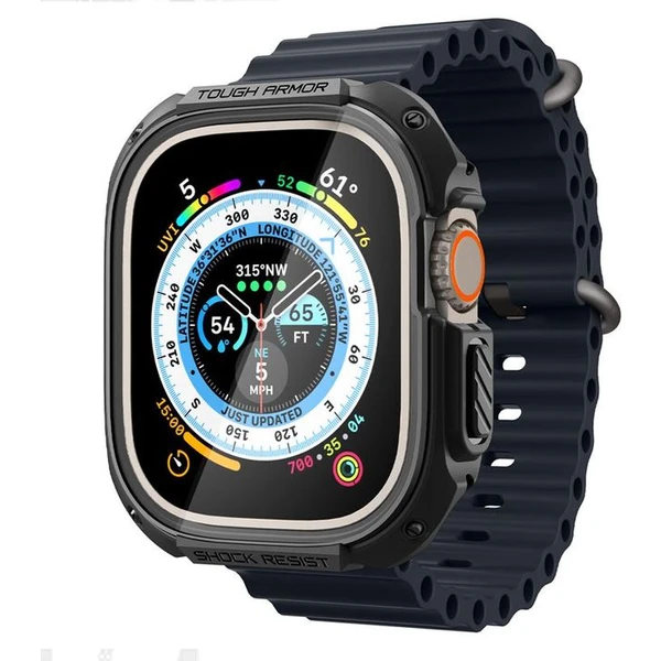 Spigen Tough Armor kryt Apple Watch Ultra 3/2/1 (49mm) černý - Pouzdra - Obrázek 6HO0000701