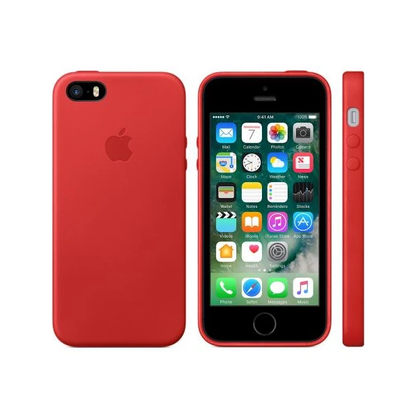Apple iPhone 5S/SE Leather Case zadní kryt (PRODUCT)RED červený - Pouzdra - Obrázek 6HVH000101