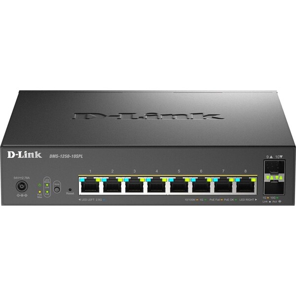 D-Link DMS-1250-10SPL Černá
