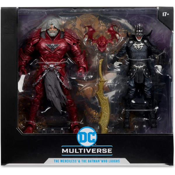 Akční figurky McFarlane DC - Batman Who Laughs (Knight Armor) & The Merciless (Dark Verse) 18 cm - Figurky - Obrázek 6IHE000K01