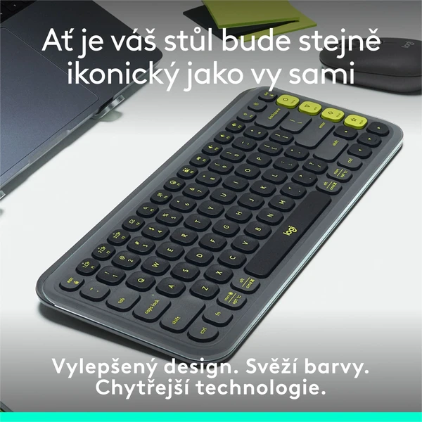 Logitech POP ICON KEYS (US) klávesnice grafitová - Klávesnice - Obrázek 6IU8000O01