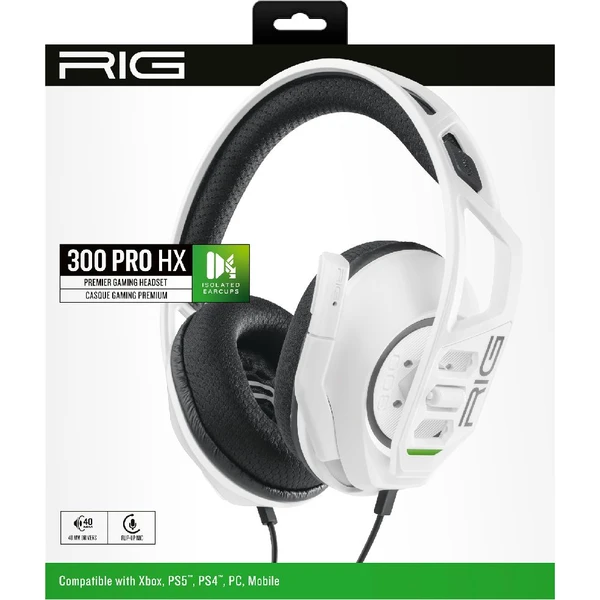 Nacon RIG 300 PRO HX herní headset pro XONE/XSX|S bílý - Sluchátka - Obrázek 6J37700301