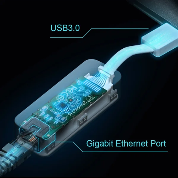 TP-LINK UE300 adaptér USB 3.0 na Ethernet, bílý - Síťové adaptéry - Obrázek 6JGFF00101