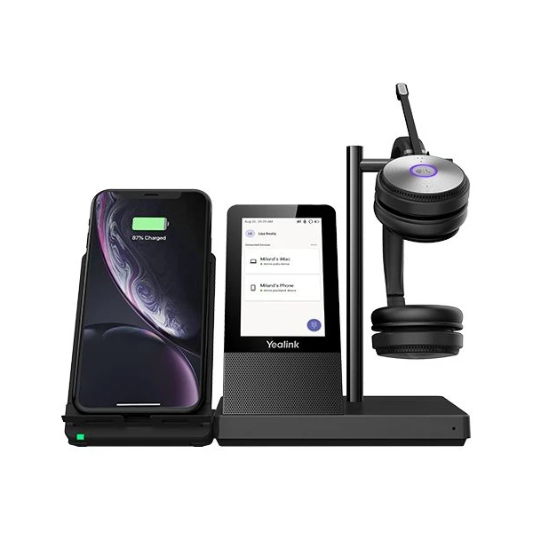 Yealink WH66 Dual DECT základna s dotykovým LCD - Sluchátka - Obrázek 6JNWF00101