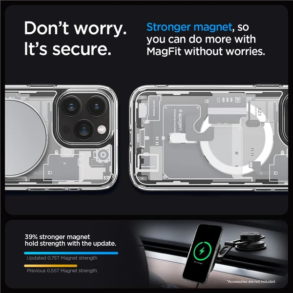 Spigen Ultra Hybrid MagFit kryt iPhone 15 Pro Max zero one bílý - Pouzdra - Obrázek 6KHA000601