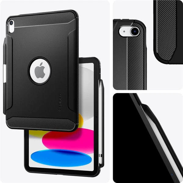 Spigen Rugged Armor zadní kryt iPad 10.9" (2022)/iPad 11" (2025) černý - Pouzdra - Obrázek 6L75000J01