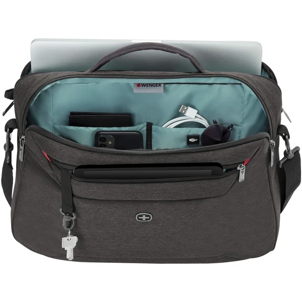 WENGER MX COMMUTE 16" brašna/batoh na notebook šedá - Batohy - Obrázek 6LE1000K01