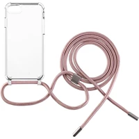 FIXED Pure Neck kryt s růžovou šňůrkou na krk pro Apple iPhone 7/8/SE (2020/2022) - Pouzdra