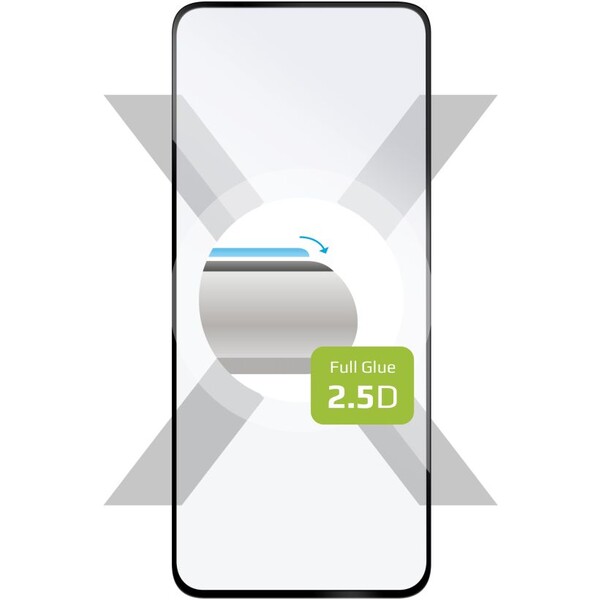 FIXED 2,5D Full-Cover tvrzené sklo TCL 50 SE černé