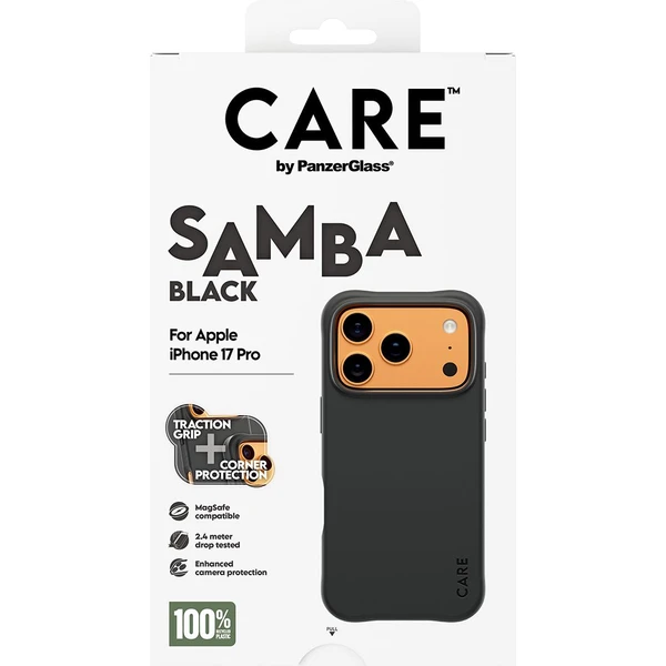 PanzerGlass® CARE Samba kryt s MagSafe Apple iPhone 17 Pro Black - Pouzdra - Obrázek 6MDH000K01