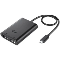 i-tec USB-C/2x DisplayPort redukce 4K černá - Kabely a redukce