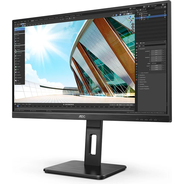 AOC Pro 27P2Q monitor 27" - Monitory - Obrázek 6NKJF00101