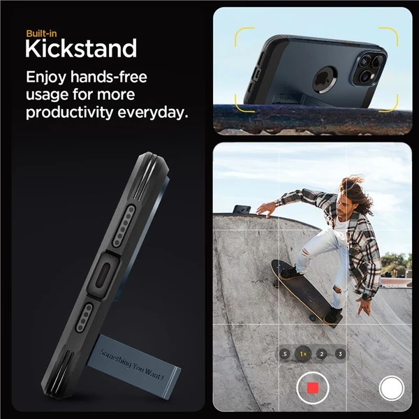 Spigen Tough Armor MagFit kryt iPhone 15 Pro Max modrý - Pouzdra - Obrázek 6NU8000601