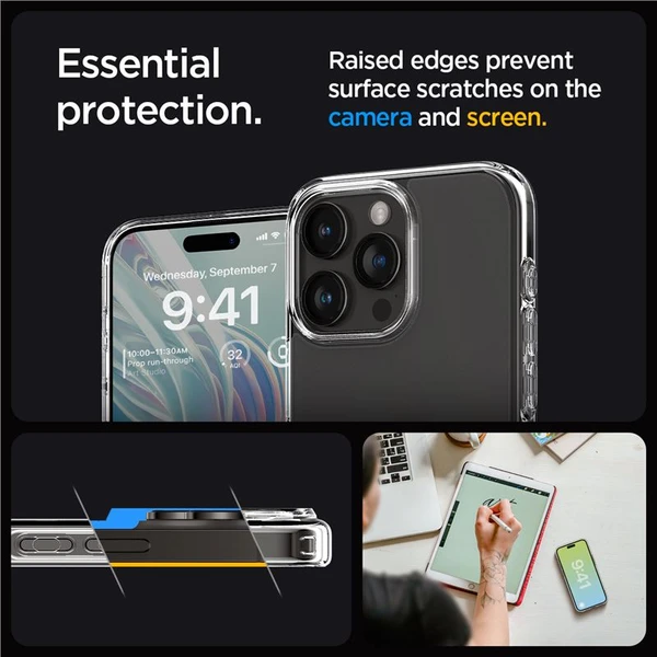 Spigen Ultra Hybrid kryt iPhone 15 Pro Max průhledný - Pouzdra - Obrázek 6NW8000601