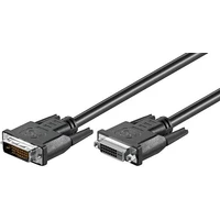 PremiumCord DVI-D/DVI-D prodlužovací kabel 2m černý - Kabely a redukce