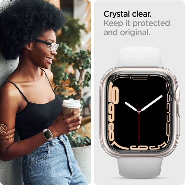 Spigen Liquid Crystal kryt Apple Watch 45/44mm čirý - Pouzdra - Obrázek 6P1PF00101