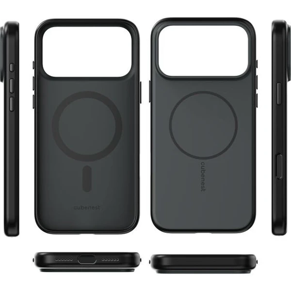 Cubenest Matte MagSafe kryt iPhone 17 Pro Max černý - Pouzdra - Obrázek 6PBK000K01