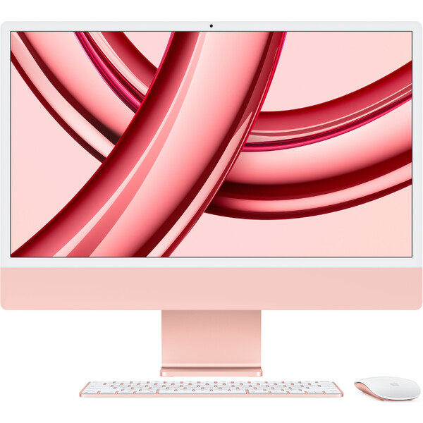 CTO Apple iMac 24" (2023) / 16GB / Mouse / Pink / CZ KLV / 256GB SSD / Bez ethernetu