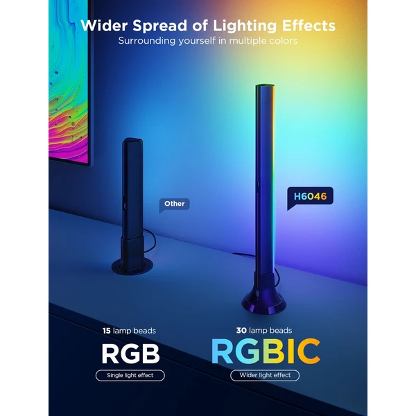 Govee TV Backlight 3 Kit Smart sada LED podsvícení - Chytrá osvětlení - Obrázek 6PKK000K01