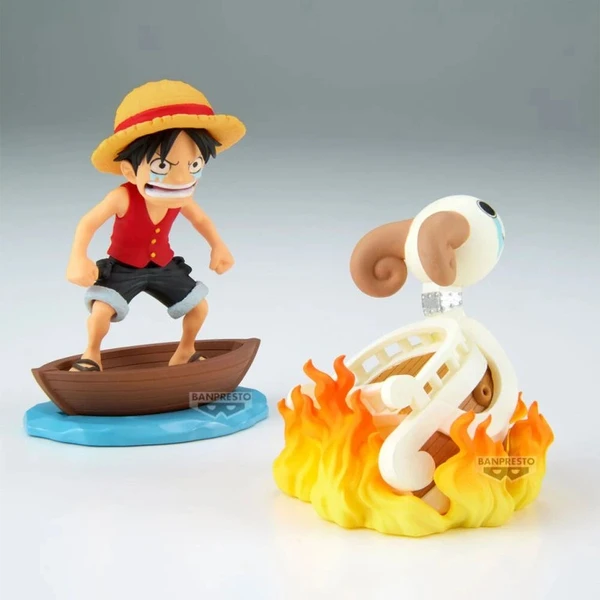 Figurka Bandai Banpresto ONE PIECE - MONKEY.D.LUFFY & GOING MERRY 8 cm - Figurky - Obrázek 6QBI000K01