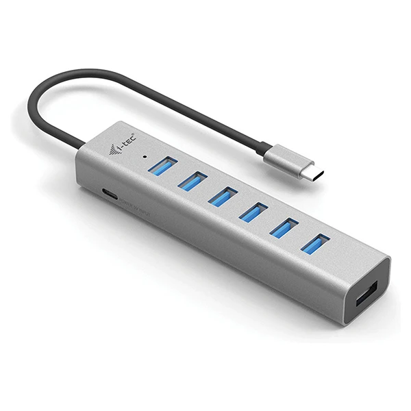 i-tec USB-C Charging Metal HUB 7 Port - USB huby - Obrázek 6QUG100501
